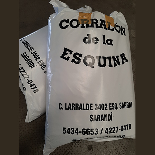 Bolsa para arena y escombro